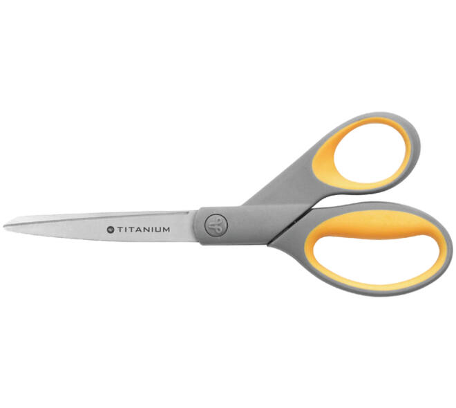 Kantoorschaar Westcott 210mm met softgrip titanium