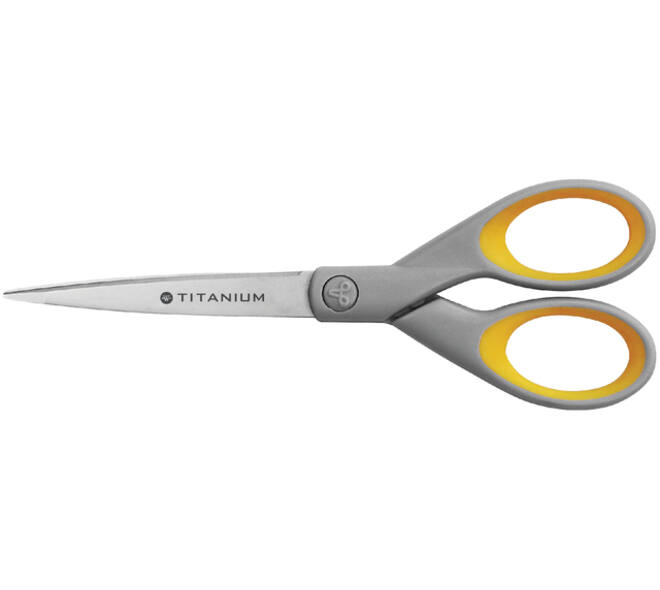 Kantoorschaar Westcott 180mm met softgrip titanium