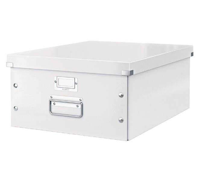 Opbergdoos Leitz Click & Store WOW groot 350x188x450mm wit