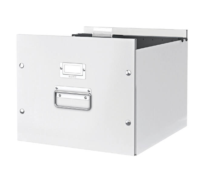 Hangmappenbox Leitz click & store WOW gerecycled karton 357x285x367mm wit