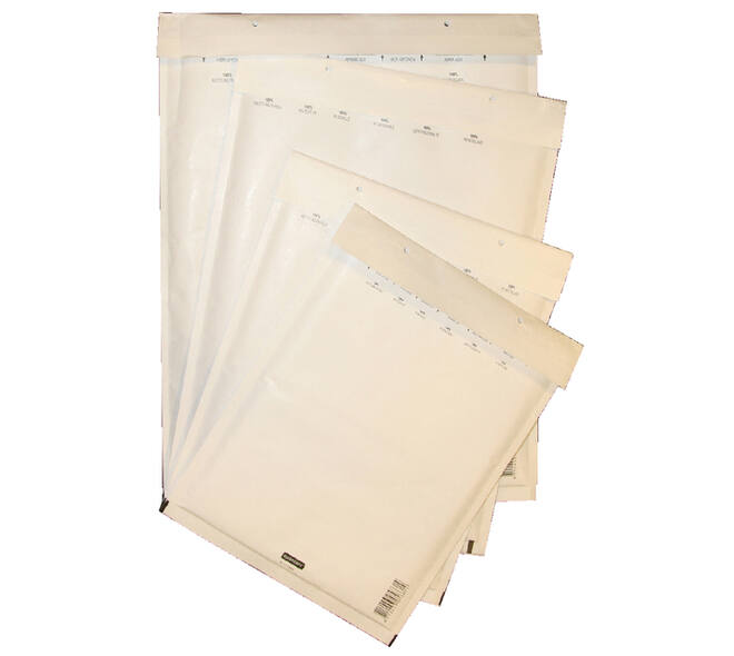 Envelop Quantore luchtkussen nr17 250x350mm wit 5 stuks