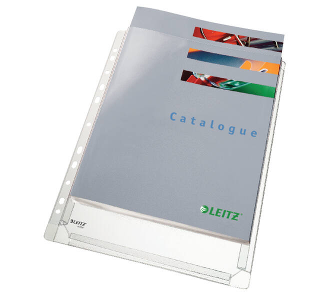 Showtas Leitz Premium copy safe 0.17mm PVC Expansievouw glashelder 10 stuks