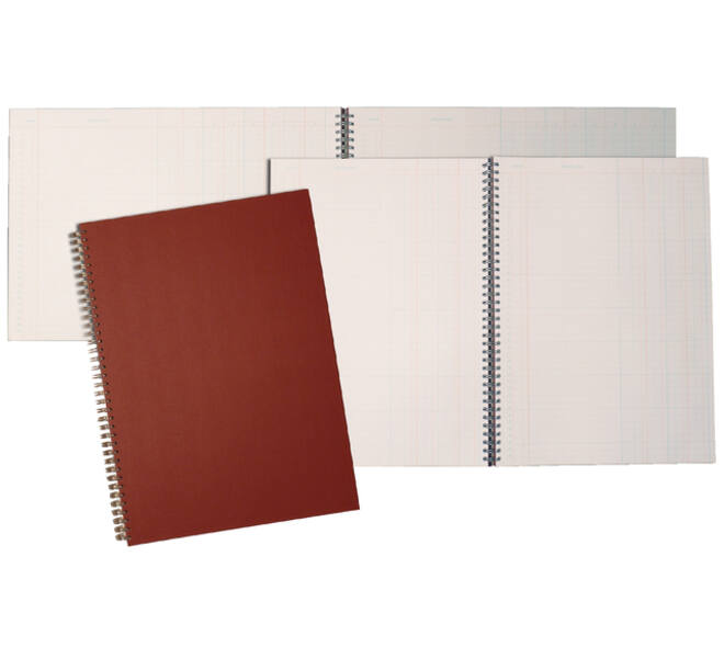 Tabellarisch register Djois Atlanta 294x452mm 2x16kolommen 108blz rood