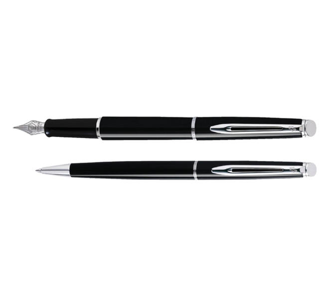 Balpen Waterman Hémisphère black lacquer CT medium