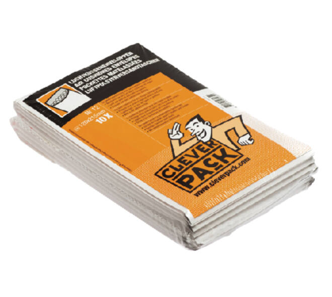 Envelop CleverPack luchtkussen nr11 122.5x175mm wit pak à 10 stuks