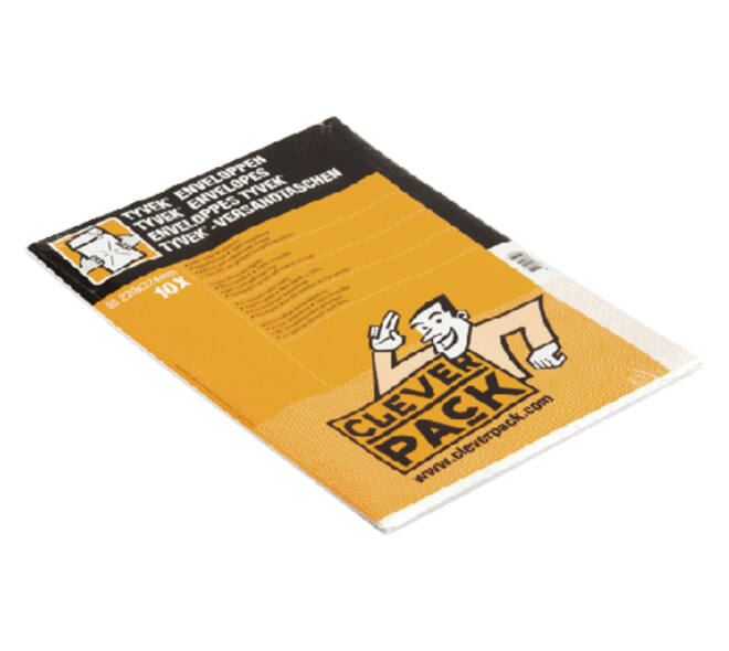 Envelop CleverPack Tyvek C4 229x324mm zelfklevend wit pak à 10 stuks