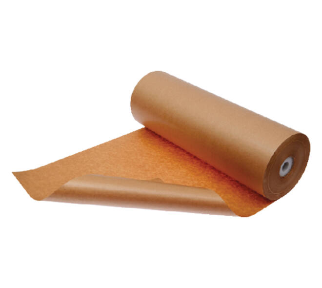 Inpakpapier Kraft gestreept 60gr 100cm x 100m op rol