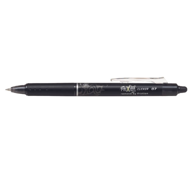 Rollerpen PILOT friXion clicker medium zwart