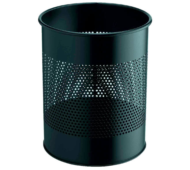 Papierbak Durable 3310-01 15 liter 165mm perforatie zwart