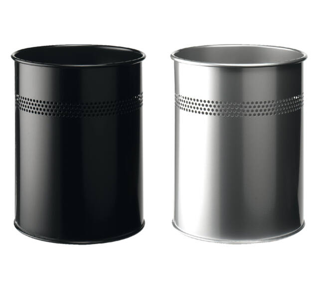Papierbak Durable 3300-23 15 liter 30mm perforatie zilver