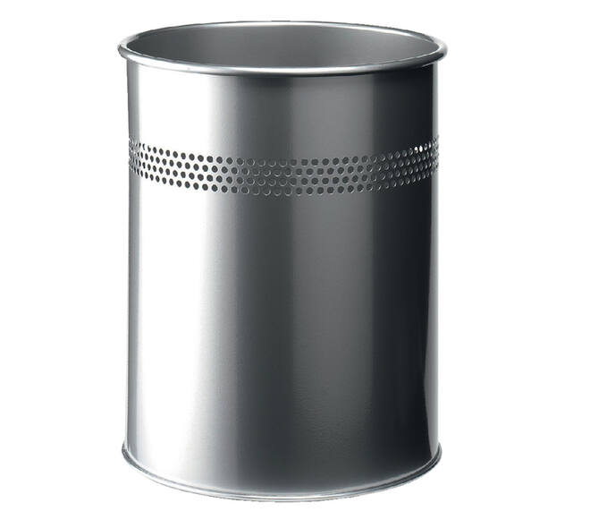Papierbak Durable 3300-23 15 liter 30mm perforatie zilver