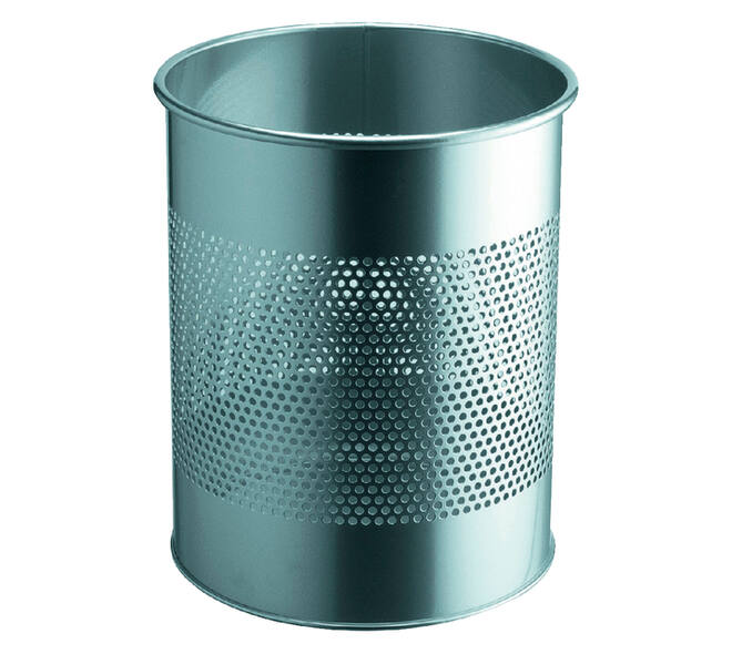 Papierbak Durable 3310-23 15 liter 165mm perforatie zilver