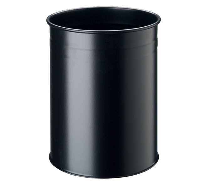 Papierbak Durable 3304-01 15 liter rond zwart
