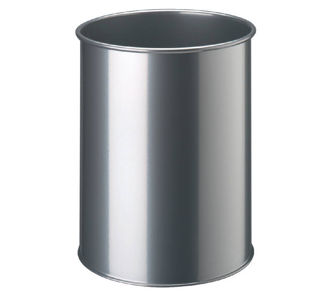 Papierbak Durable 3301-23 15 liter rond zilver