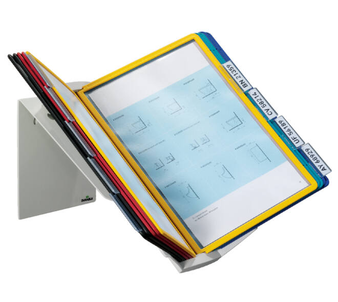 Bureaustandaard Durable 5579 Vario Pro met 10-tassen grijs