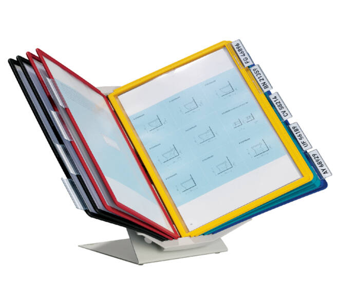 Bureaustandaard Durable 5579 Vario Pro met 10-tassen grijs