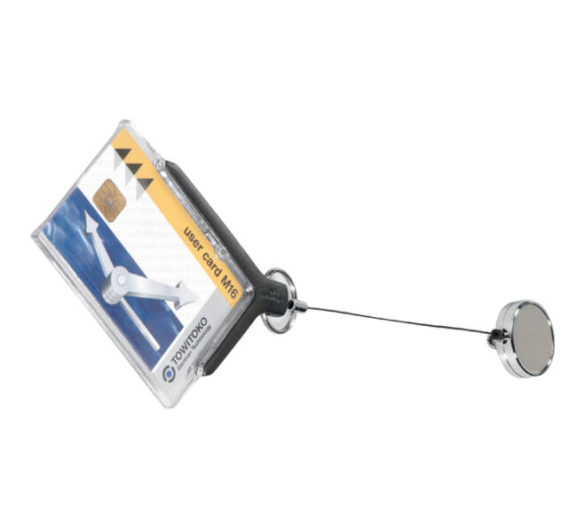 Veiligheidspashouder Durable 8307 met afrolmechanisme antr