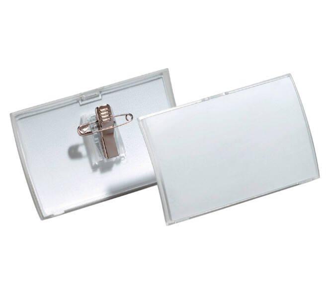 Badge Durable 8211 Click Fold met combiklem 40x75mm