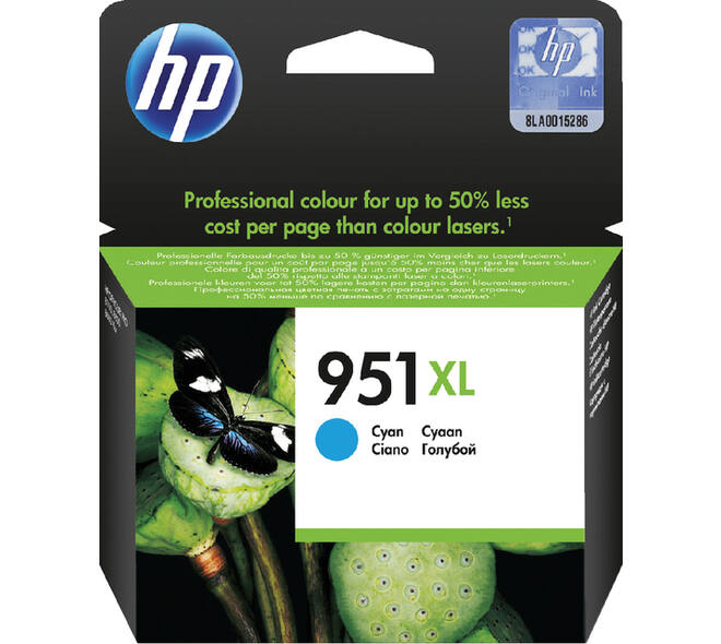 Inktcartridge HP CN046AE 951XL blauw