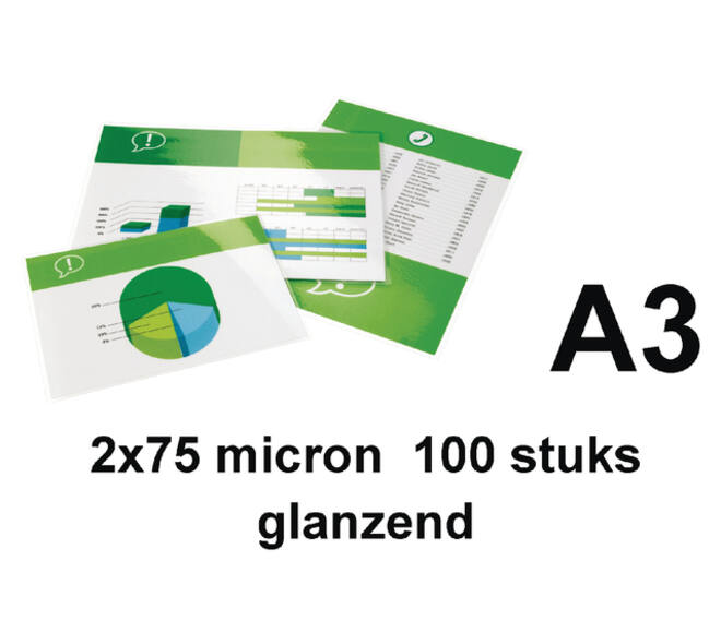 Lamineerhoes Quantore A3 2x75micron 100 stuks