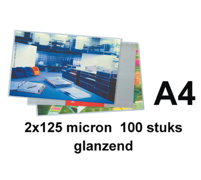 Lamineerhoes Quantore A4 2x125micron 100 stuks