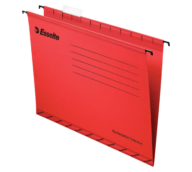 Hangmap Esselte Classic folio V-bodem 382x240mm rood