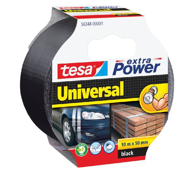 Duct tape tesa® extra Power Universal 10mx50mm zwart