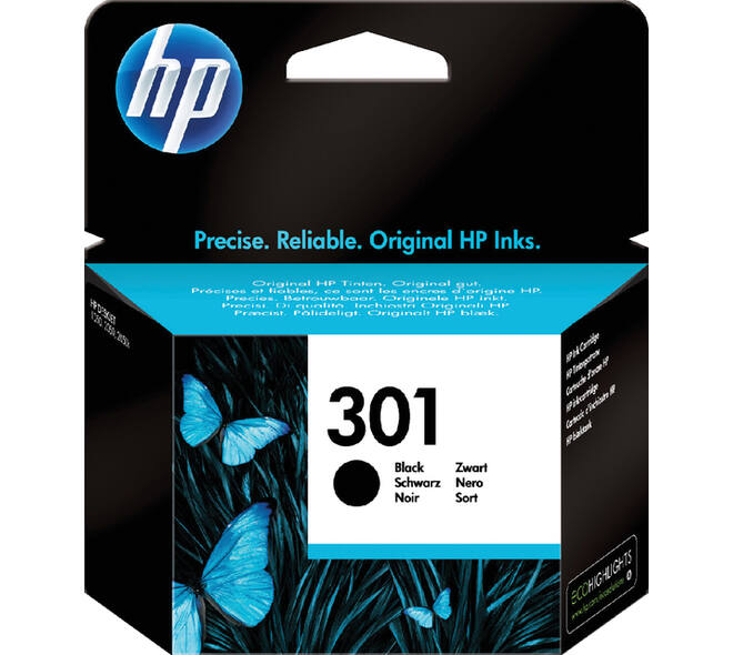 Inktcartridge HP CH561EE 301 zwart