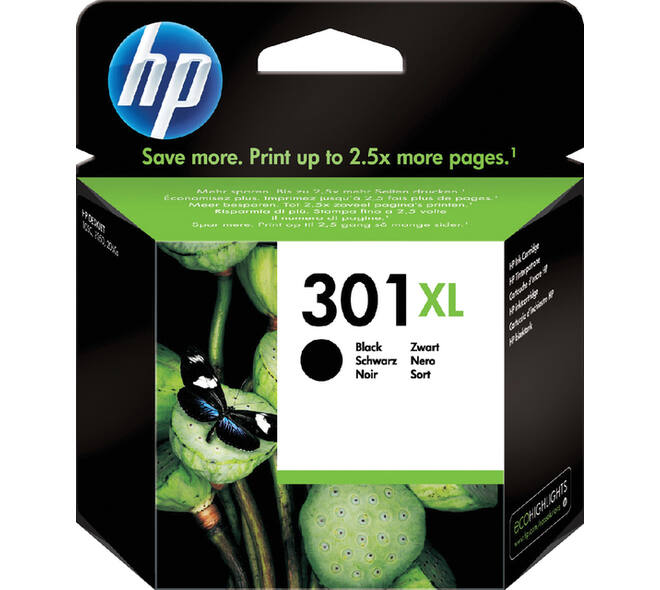 Inktcartridge HP CH563EE 301XL zwart