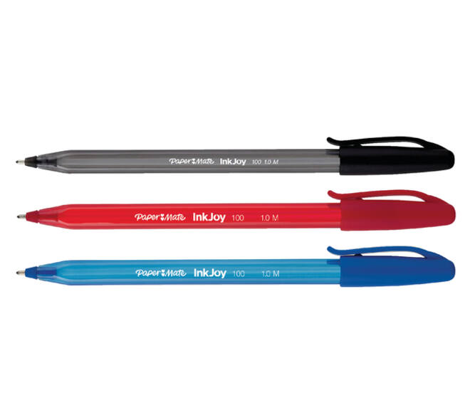 Balpen Paper Mate Inkjoy 100 medium zwart