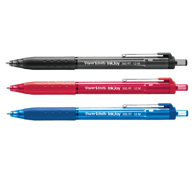 Balpen Paper Mate Inkjoy 300RT medium zwart