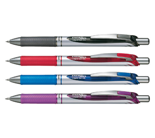Gelschrijver Pentel BL77 Energel medium rood