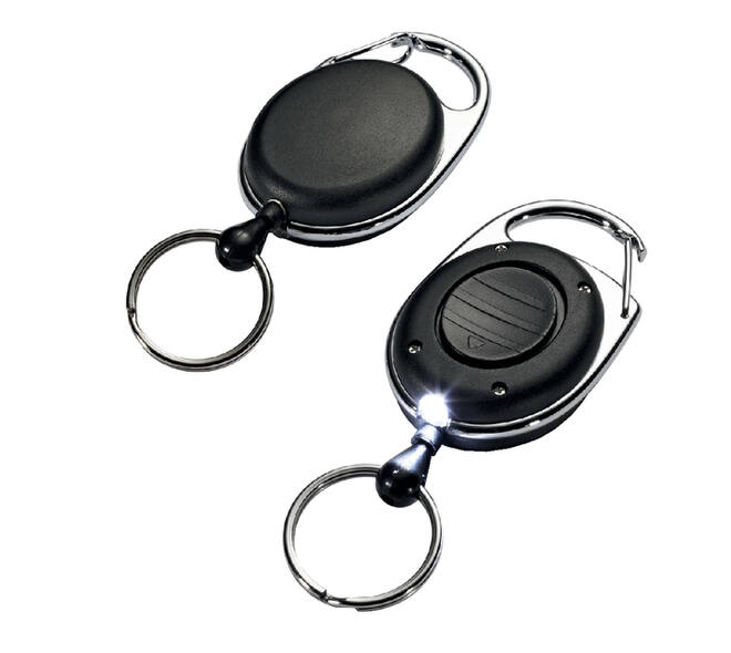Afrolmechanisme Durable 8198 met ring + lampje 800mm zwart