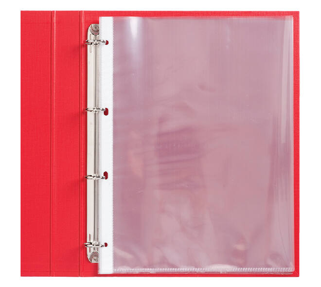 Showtas Quantore A4 4-gaats PP 0.11mm glad 100 stuks