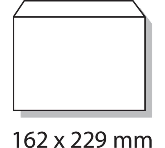Envelop Quantore bank C5 162x229mm zelfklevend wit 25 stuks
