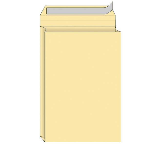 Envelop Quantore monsterzak 262x371x38mm zelfkl. creme 10 stuks