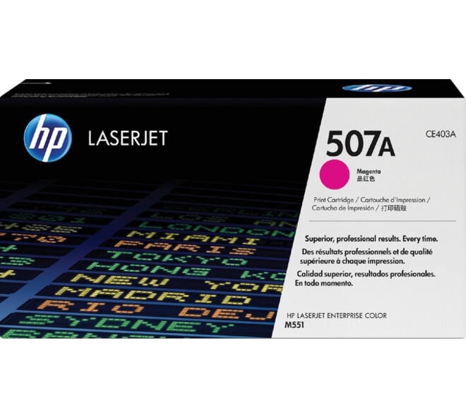 Tonercartridge HP CE403A 507A rood
