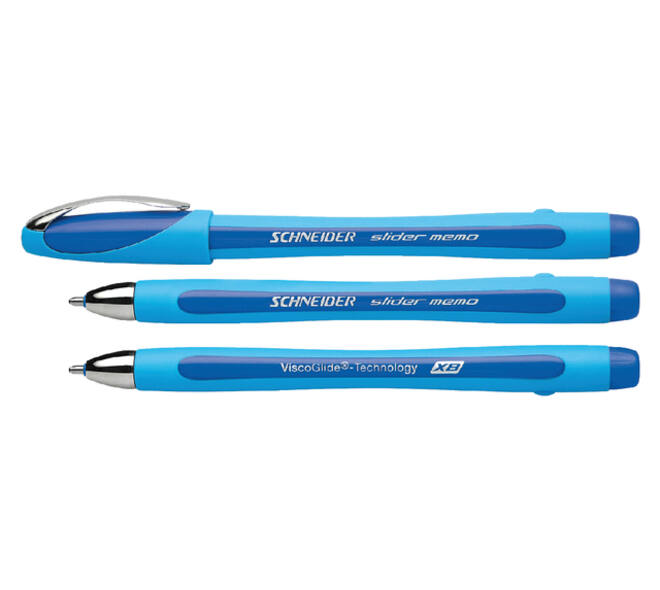 Balpen Schneider Slider Memo extra breed blauw