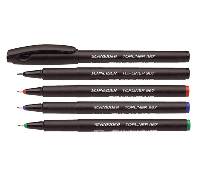Fineliner Schneider Topliner 967 0.4mm zwart