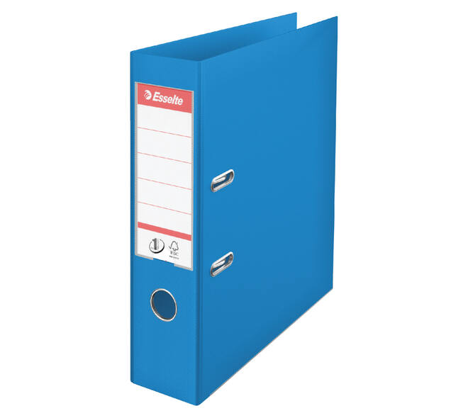 Ordner Esselte No.1 Power VIVIDA 75mm 30% gerecycled PP folie blauw