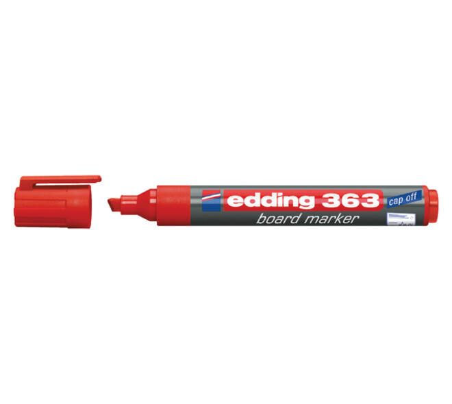 Whiteboardmarker edding 363 schuin 1-5mm rood
