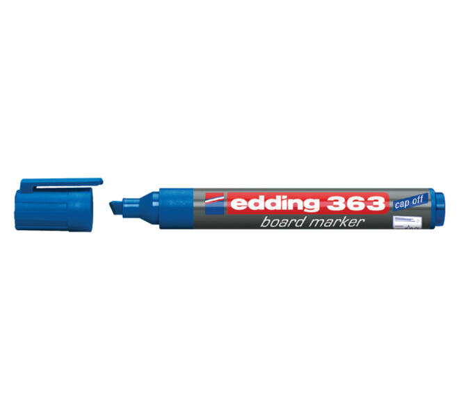 Whiteboardmarker edding 363 schuin 1-5mm blauw