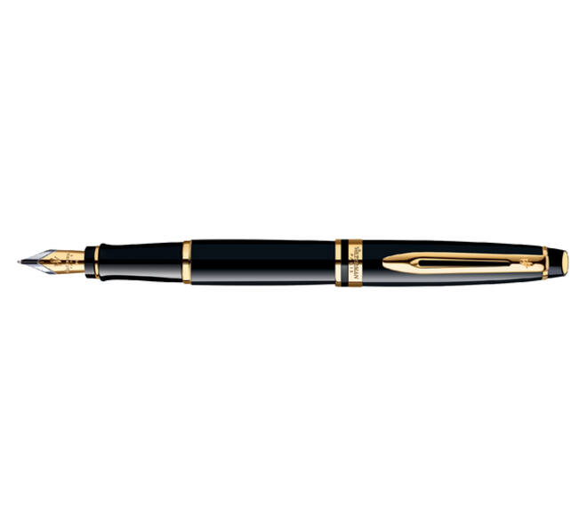Vulpen Waterman Expert black lacquer GT fijn