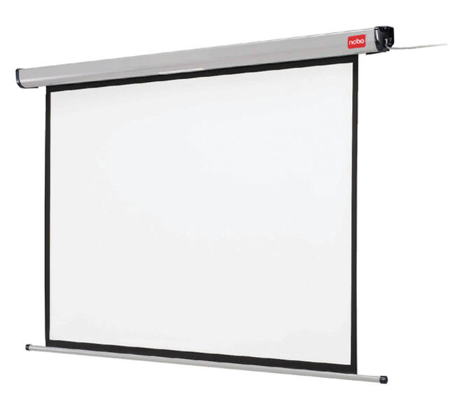 Projectiescherm Nobo wandmodel 240x180cm elektrisch