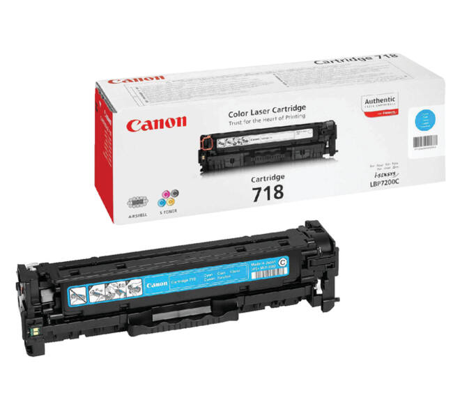 Tonercartridge Canon 718 blauw