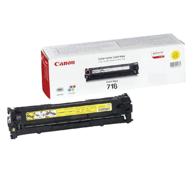 Tonercartridge Canon 718 geel