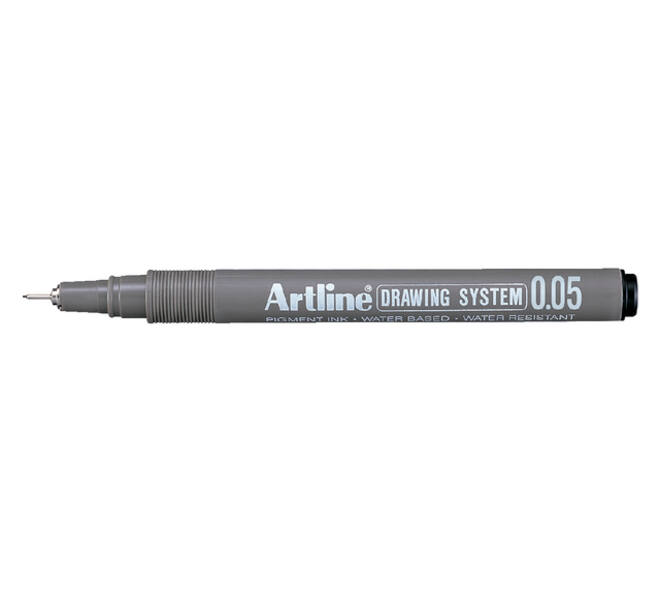Fineliner Artline technisch 0.05mm zwart