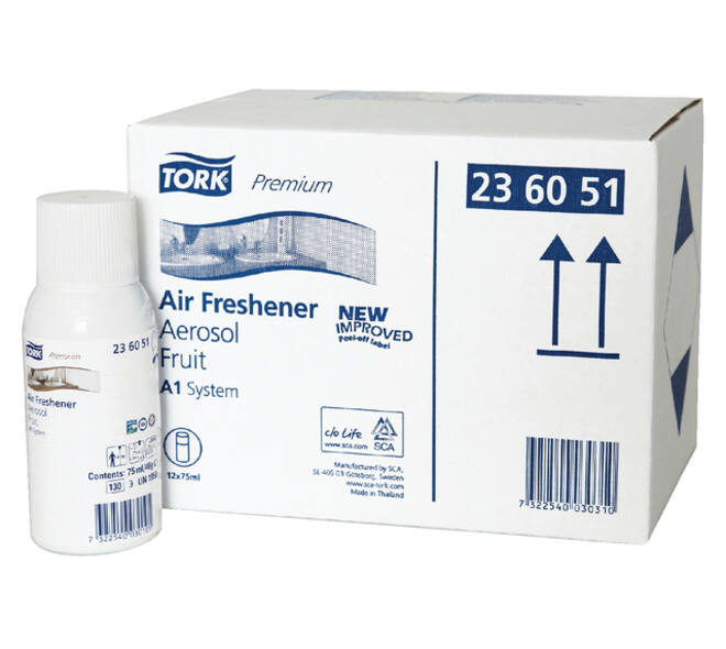 Luchtverfrisser Tork A1 Premium spray tropisch fruit 236051