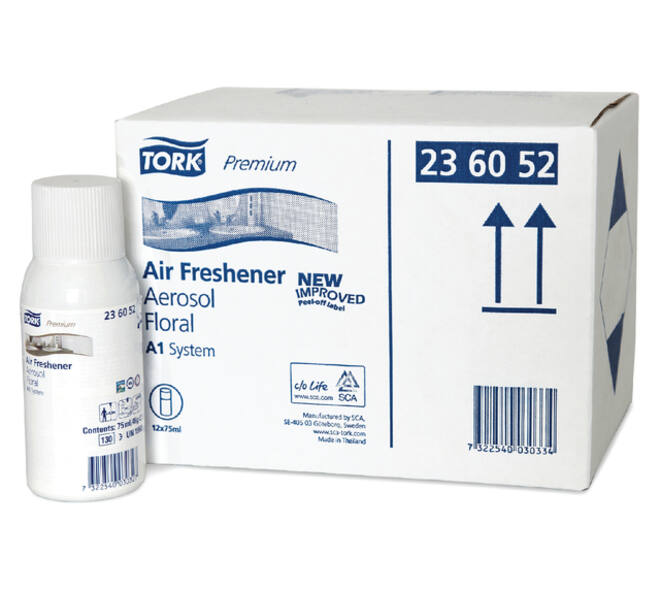 Luchtverfrisser Tork A1 Premium spray bloemen 236052