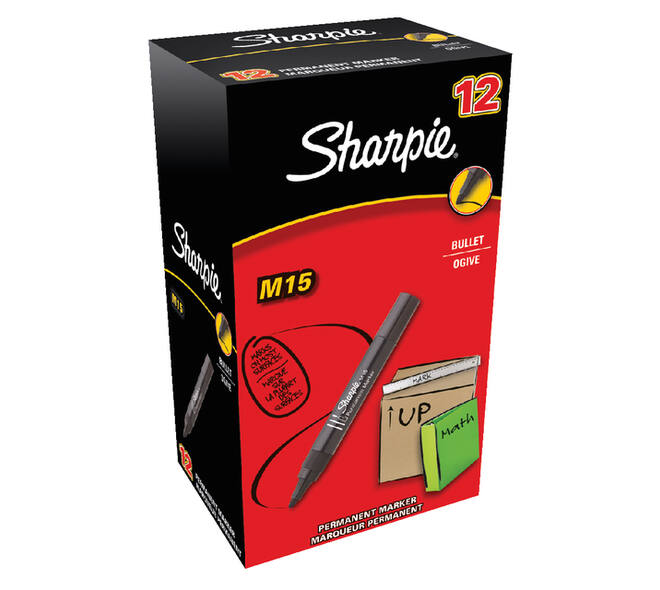 Viltstift Sharpie rond M15 1.8mm zwart